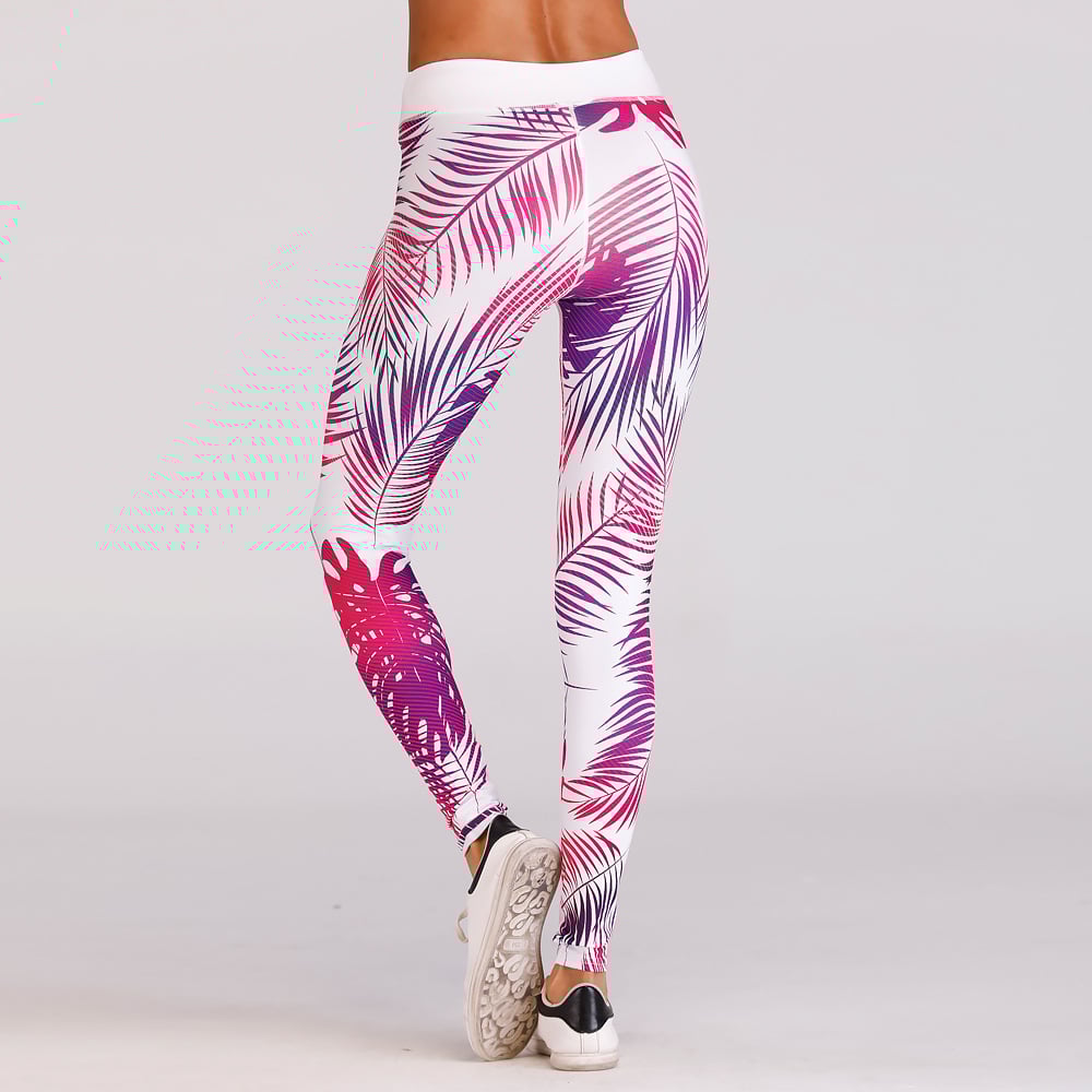Legginsy Do Jogi Z Czerwonym Wzorem I Wysoką Elastycznością Idealne Na Wiosnę Jesień Zimę