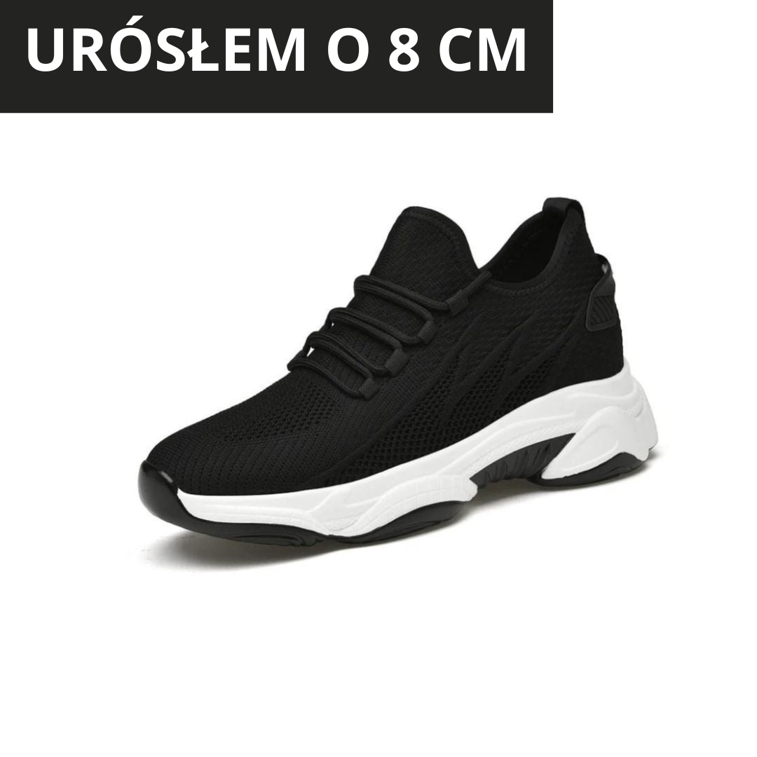 Podwyższające Sneakersy Męskie – Dyskretne Buty z Dodatkową Wysokością