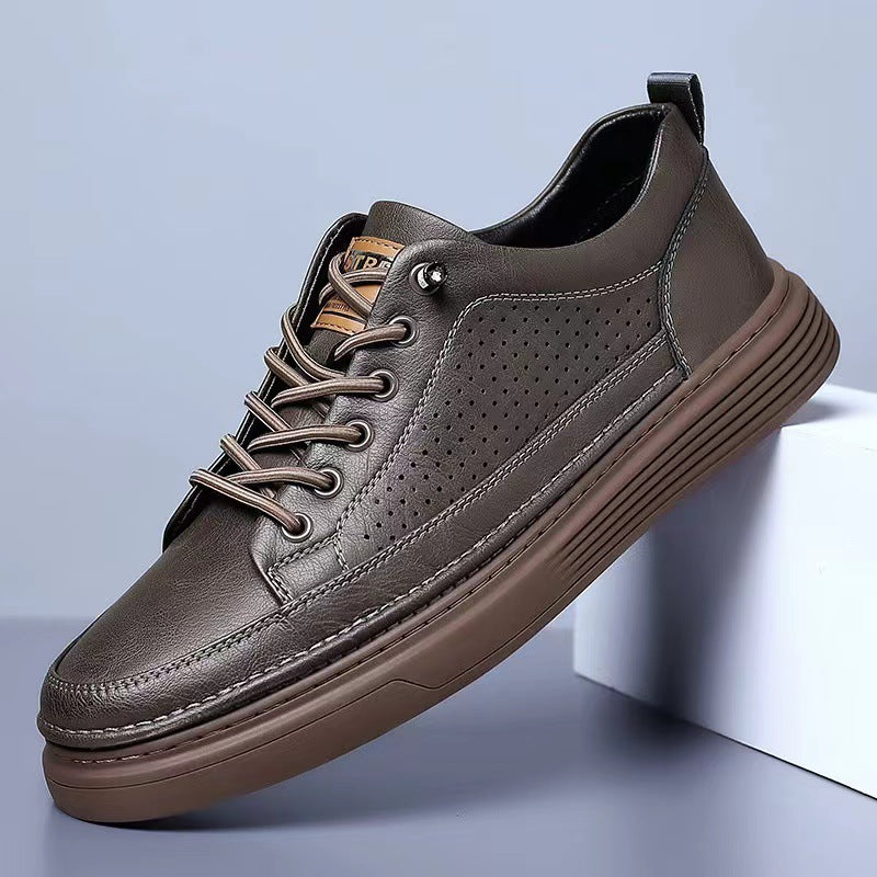 Męskie Niskie Sneakersy Sportowe z Oddychającym Designem | Idealne na Wiosnę i Jesień