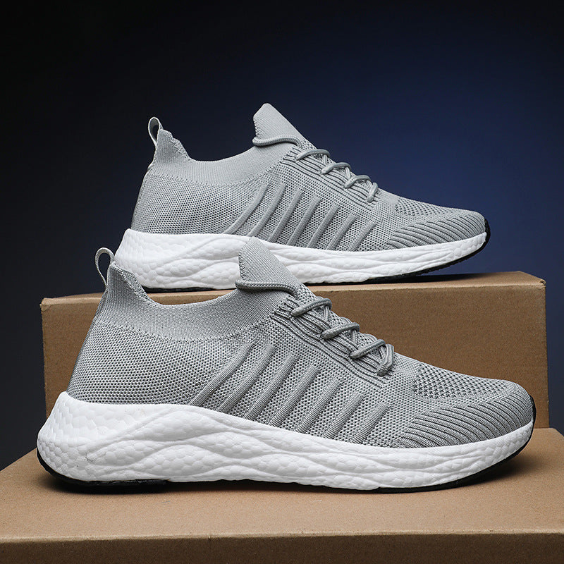Oddychające siateczkowe sneakersy za kostkę z podeszwą platformową | Idealne na każdą porę roku
