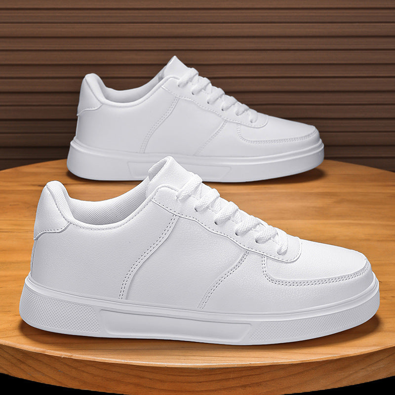 Męskie Białe Sneakersy Plus Size z Oddychającą Wyściółką z Siatki | Idealne na Wiosnę i Lato