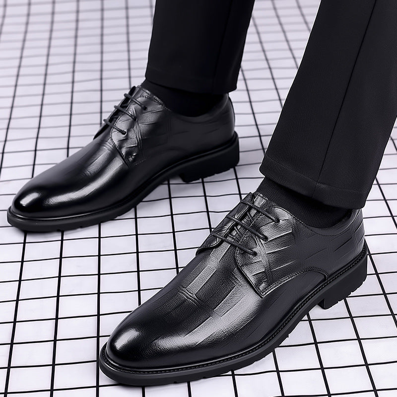 Męskie Skórzane Buty Biznesowe | Idealne na Jesień