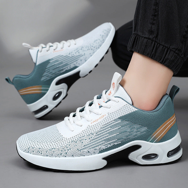 Oddychające Sneakersy z Poduszką Powietrzną i Tkanym Wierzchem | Idealne na Wiosnę i Jesień