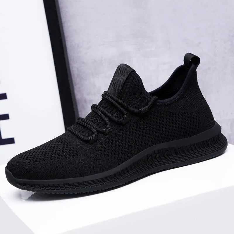 Męskie Lekkie Sneakersy z Dzianinowej Siatki z Oddychającym Designem | Idealne na Wiosnę i Lato