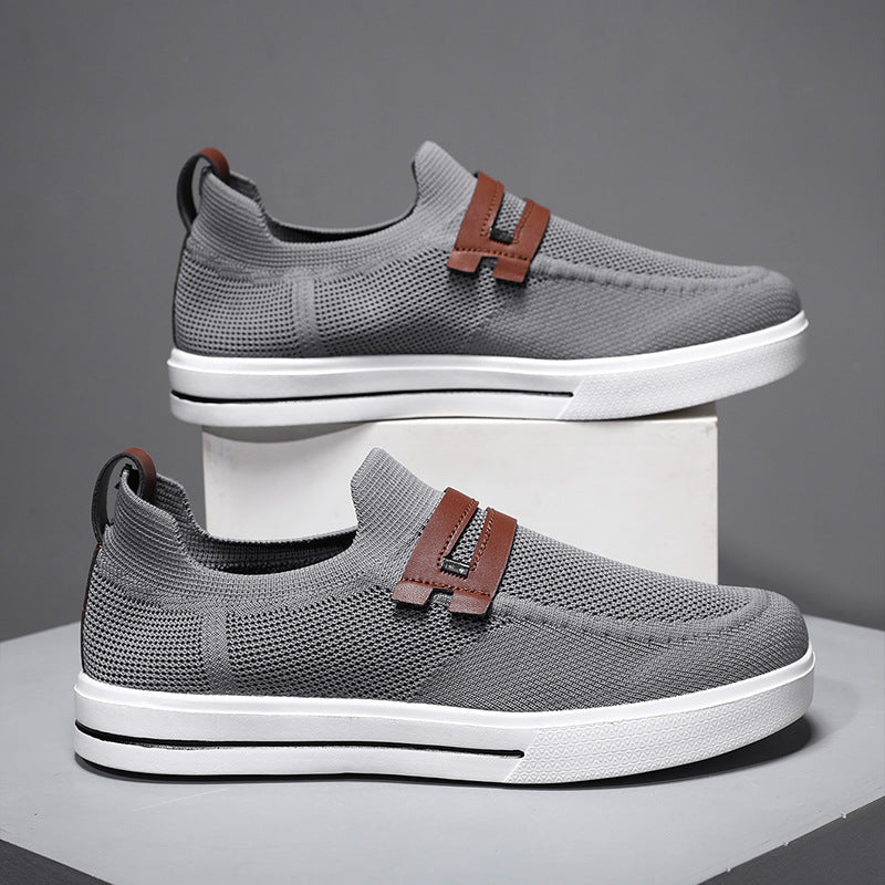 Męskie Przewiewne Buty Slip-On z Siateczki | Idealne na Lato