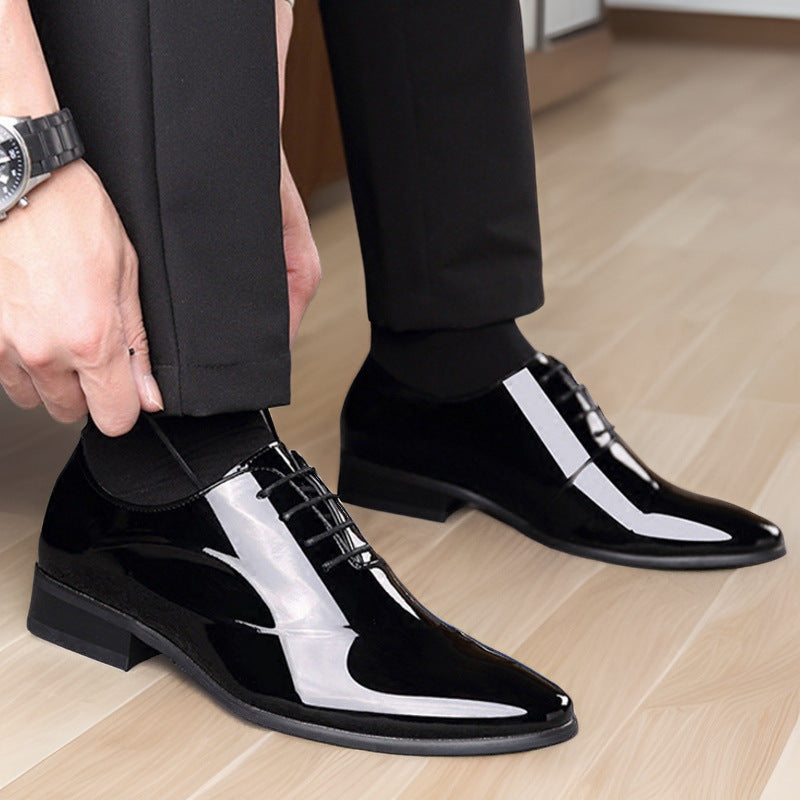 Sznurowane Buty Męskie Plus Size z PU Skóry | Idealne na Każdą Porę Roku