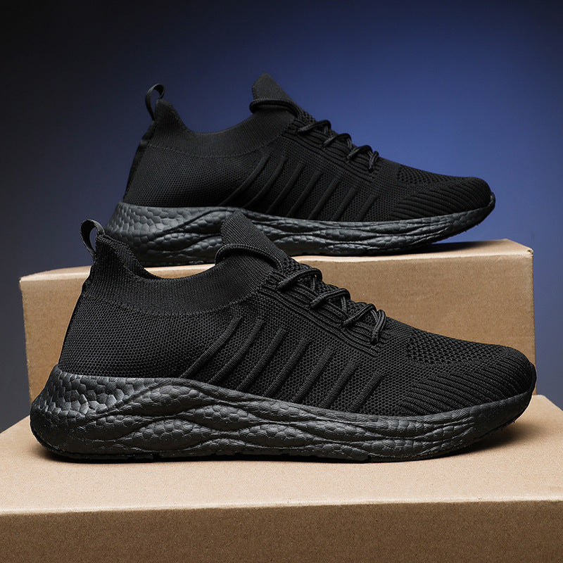 Oddychające siateczkowe sneakersy za kostkę z podeszwą platformową | Idealne na każdą porę roku