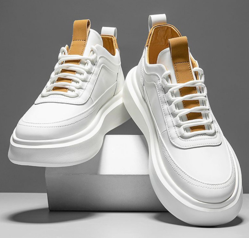 Stylowe i Oddychające Męskie Sneakersy z Lekką Konstrukcją