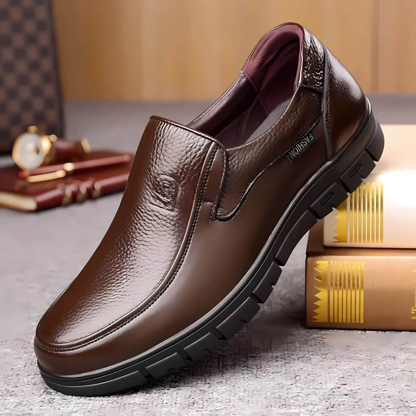 Buty Męskie do Chodzenia z Wkładką Wspierającą Łuk Stopy
