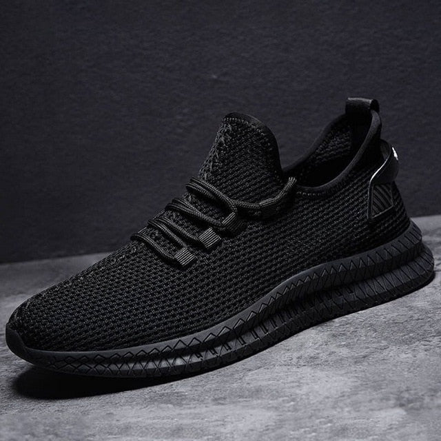 Męskie Buty Sportowe z Oddychającą Siatką i Elastyczną Podeszwą