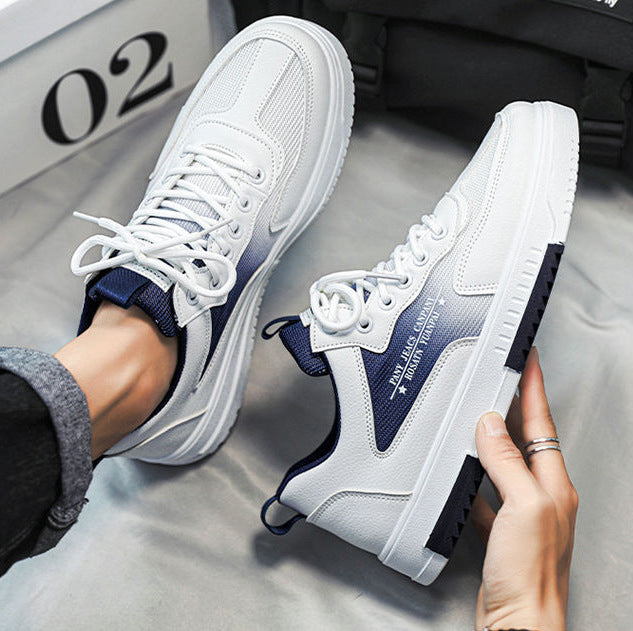 Oddychające męskie sneakersy z siateczkowymi panelami i podeszwą zwiększającą wzrost | Idealne na każdą porę roku