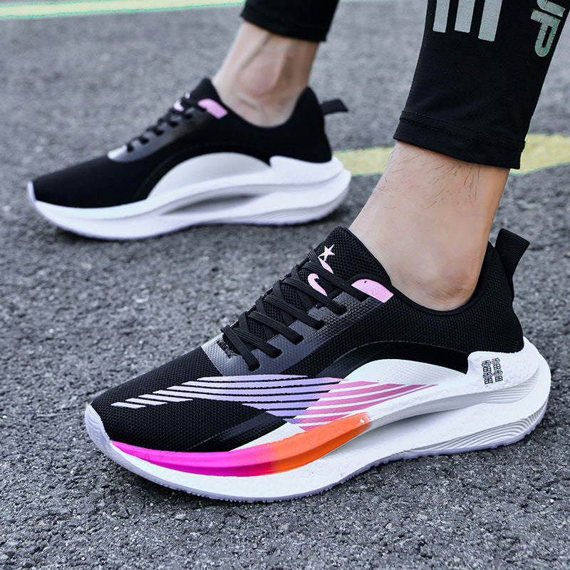 Wysokie Trampki Flyknit na Koturnie | Idealne na Lato