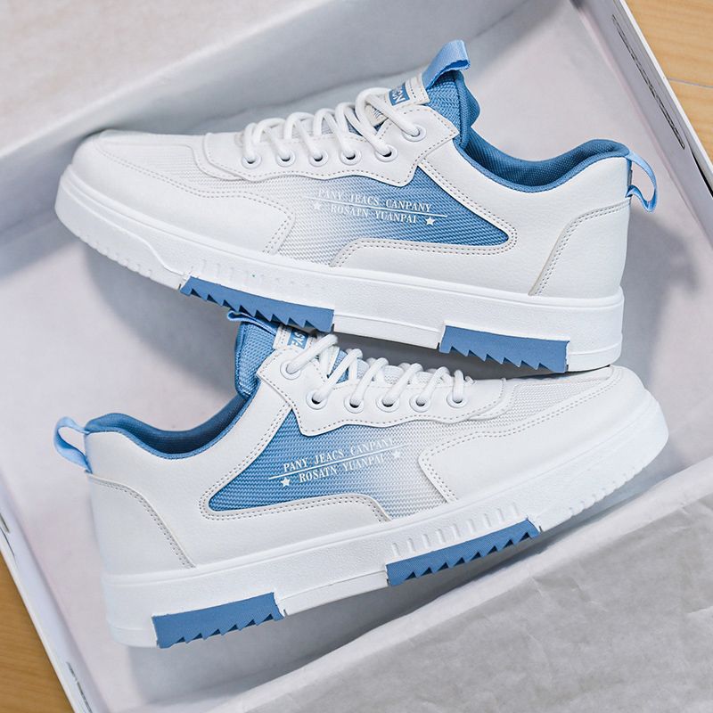 Oddychające męskie sneakersy z siateczkowymi panelami i podeszwą zwiększającą wzrost | Idealne na każdą porę roku