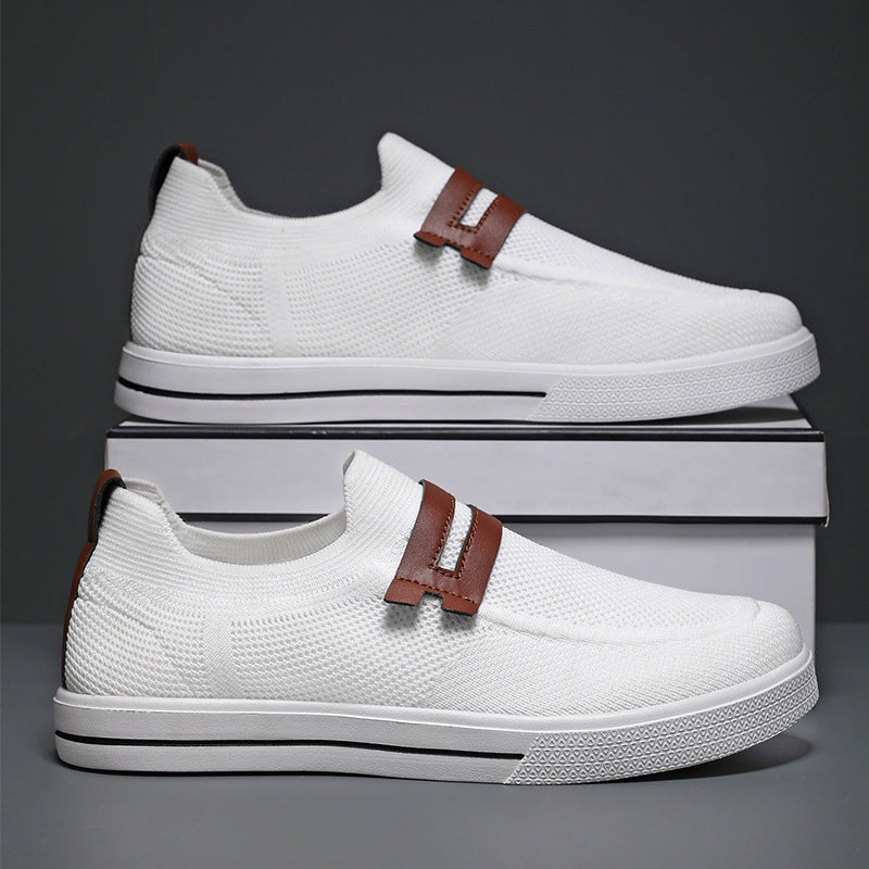 Męskie Przewiewne Buty Slip-On z Siateczki | Idealne na Lato