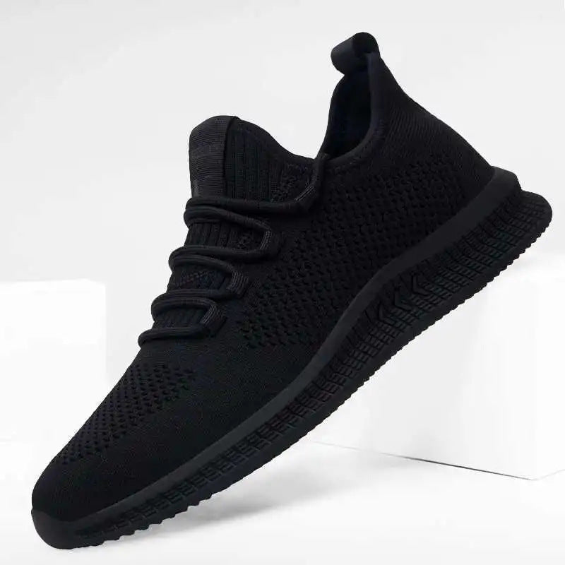Męskie Lekkie Sneakersy z Dzianinowej Siatki z Oddychającym Designem | Idealne na Wiosnę i Lato