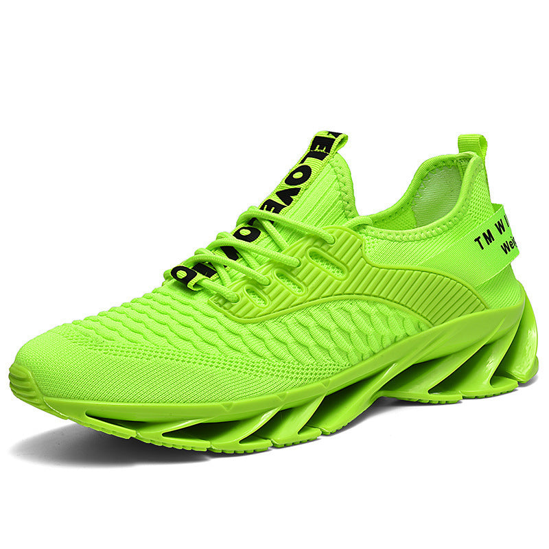 Męskie Przewiewne Sneakersy z Podeszwą Blade i Gumową Podeszwą | Idealne na Każdy Sezon