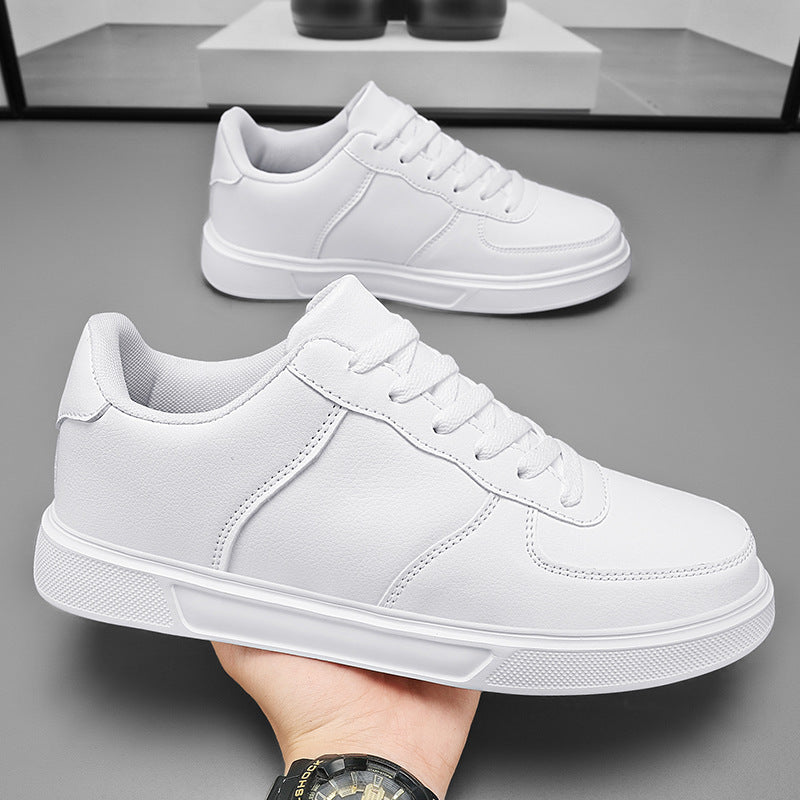 Męskie Białe Sneakersy Plus Size z Oddychającą Wyściółką z Siatki | Idealne na Wiosnę i Lato