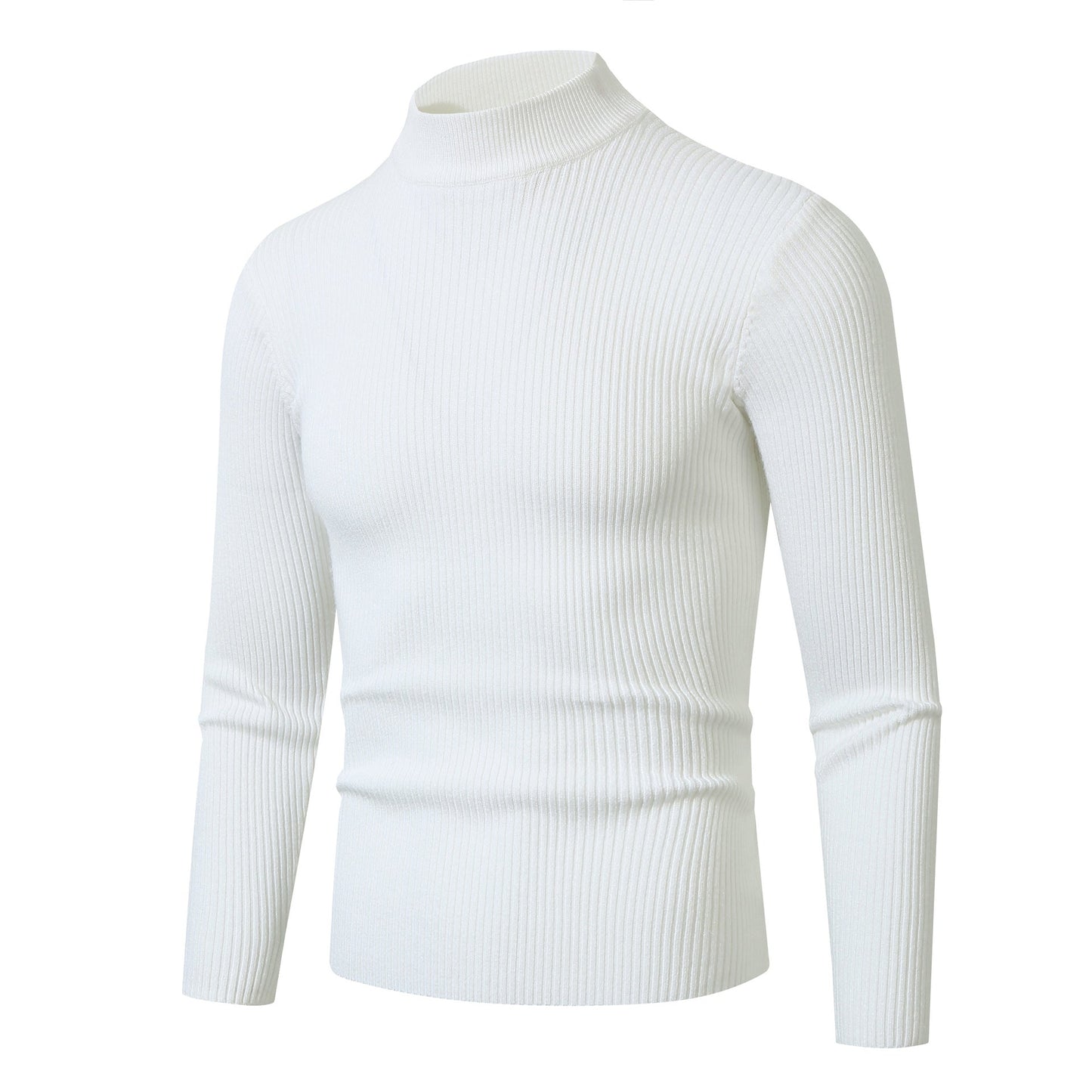 Męski Luźny Sweter w Paski | Idealny na Wiosnę i Jesień