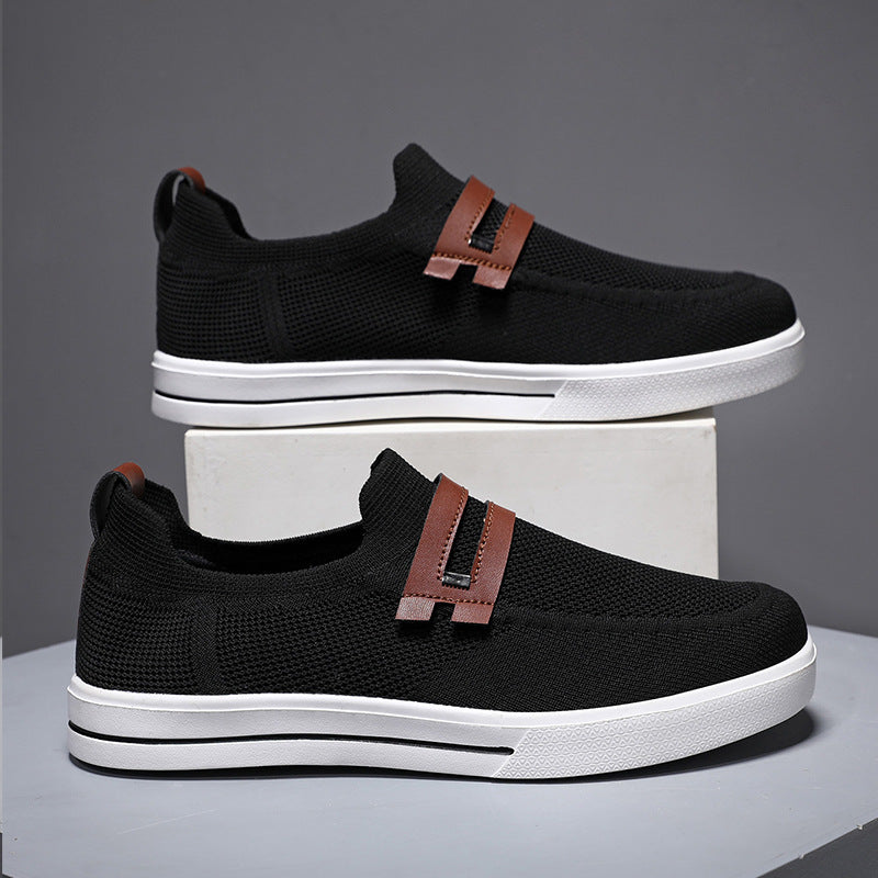 Męskie Przewiewne Buty Slip-On z Siateczki | Idealne na Lato