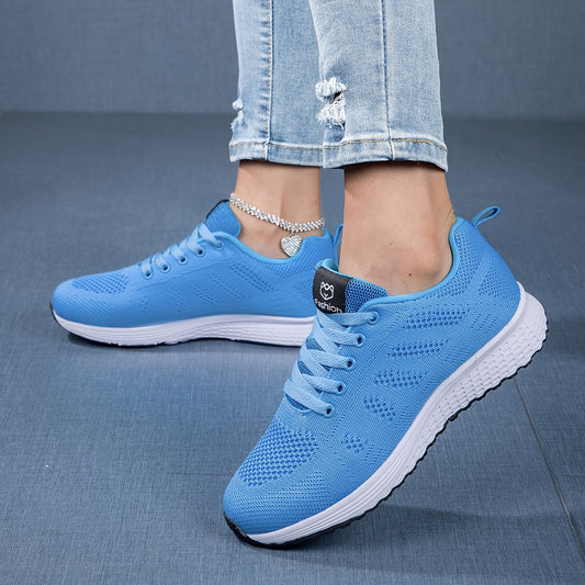 Lekkie Oddychające Sneakersy Dzianinowe z Amortyzującą Podeszwą | Idealne na Wiosnę i Lato