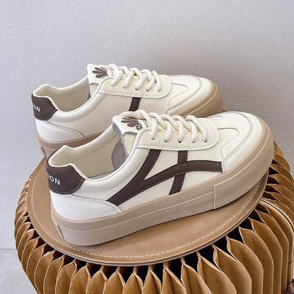 Platformowe Sznurowane Buty Skateboardowe | Idealne na Lato