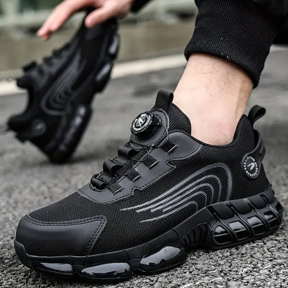 Lekkie Męskie Buty Sportowe z Oddychającą Siatką i Amortyzowaną Podeszwą I Idealne na Wiosnę i Lato