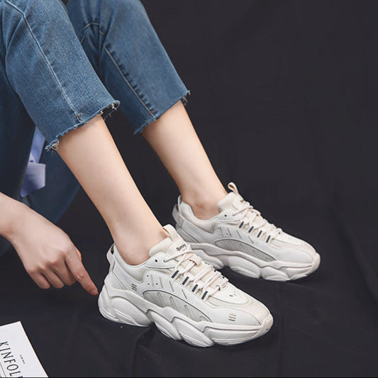 Sneakers z Grubą Podeszwą i Platformą Wodoodporną | Idealne na Wszystkie Pory Roku