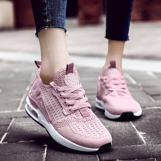 Oddychające Buty Biegowe z Tkaniny Wykonanej Technologią Flying Woven | Idealne na Wiosnę i Jesień