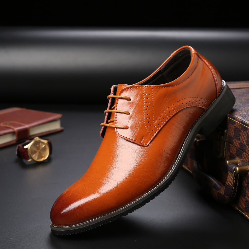 Eleganckie Skórzane Buty Biznesowe Plus Size | Idealne na Każdą Porę Roku