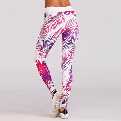 Legginsy Do Jogi Z Czerwonym Wzorem I Wysoką Elastycznością Idealne Na Wiosnę Jesień Zimę