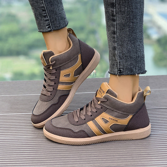 Miękkie oddychające buty skate z cholewką PU i gumową podeszwą | Idealne na wiosnę lato i jesień