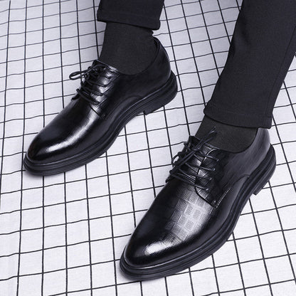 Skórzane Buty Biznesowe z Antypoślizgową Podeszwą | Idealne na Jesień