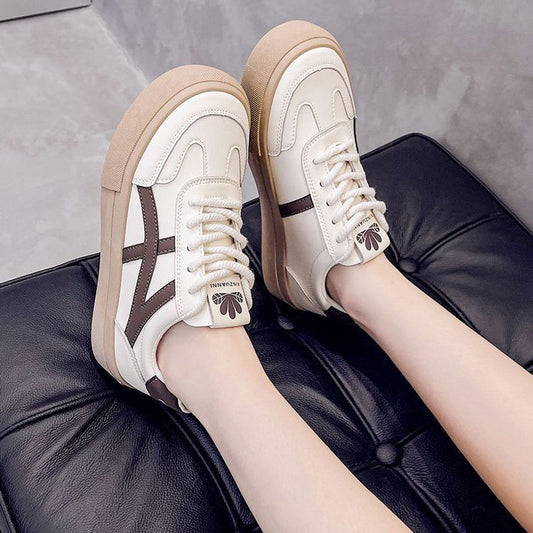 Platformowe Sznurowane Buty Skateboardowe | Idealne na Lato