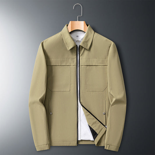 Męska Marynarka Biznesowa Slim Fit z Tkaniny Oxford | Idealna na Wiosnę