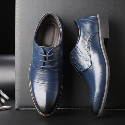 Eleganckie Skórzane Buty Biznesowe Plus Size | Idealne na Każdą Porę Roku