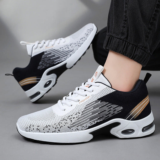 Oddychające Sneakersy z Poduszką Powietrzną i Tkanym Wierzchem | Idealne na Wiosnę i Jesień