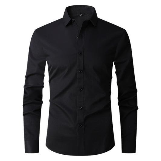 Męska koszula o slim fit z długim rękawem idealna na wiosnę i jesień