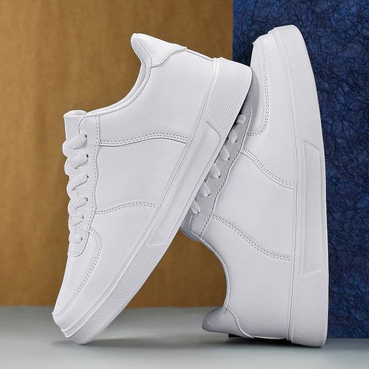 Męskie Białe Sneakersy Plus Size z Oddychającą Wyściółką z Siatki | Idealne na Wiosnę i Lato