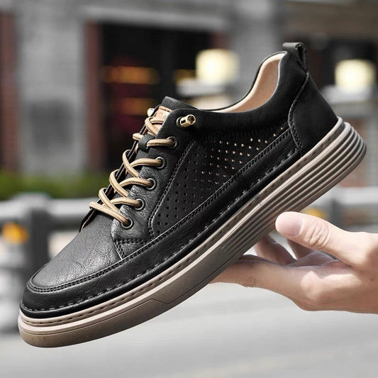 Męskie Niskie Sneakersy Sportowe z Oddychającym Designem | Idealne na Wiosnę i Jesień