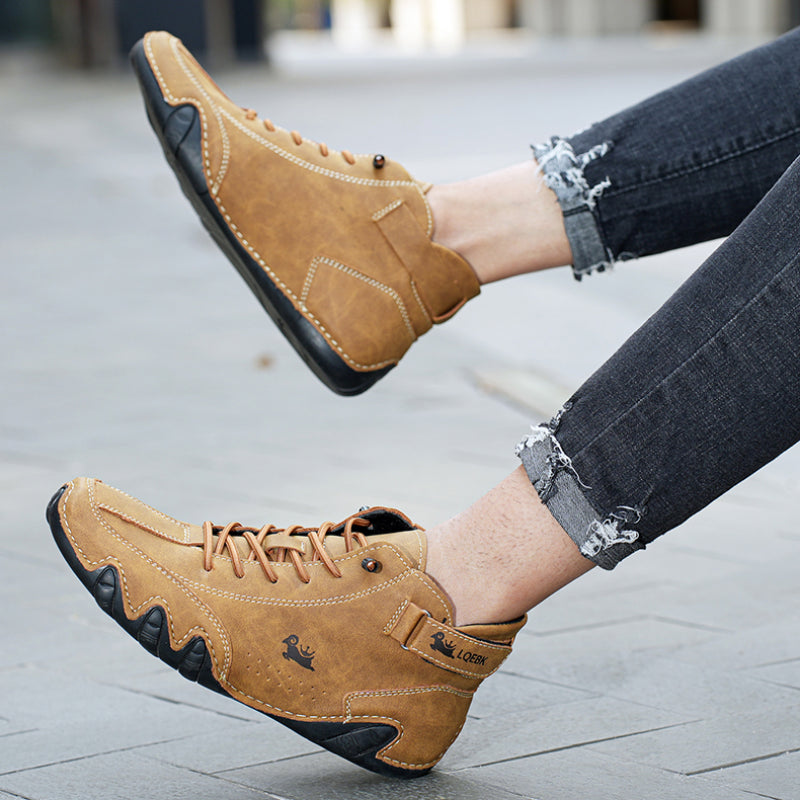 Buty Barefoot z Oddychającej Skóry i Antypoślizgową Podeszwą | Idealne na Wiosnę i Jesień