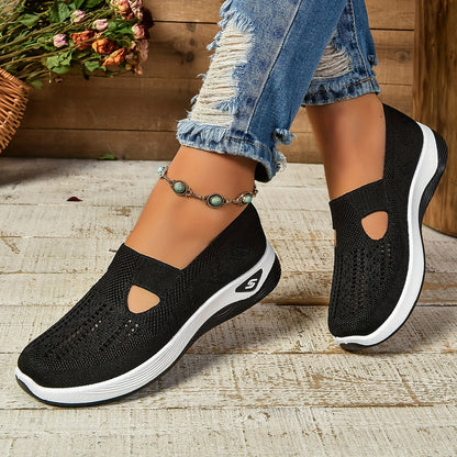 Buty Damskie Wsuwane z Antypoślizgową Podeszwą i Lekką Konstrukcją