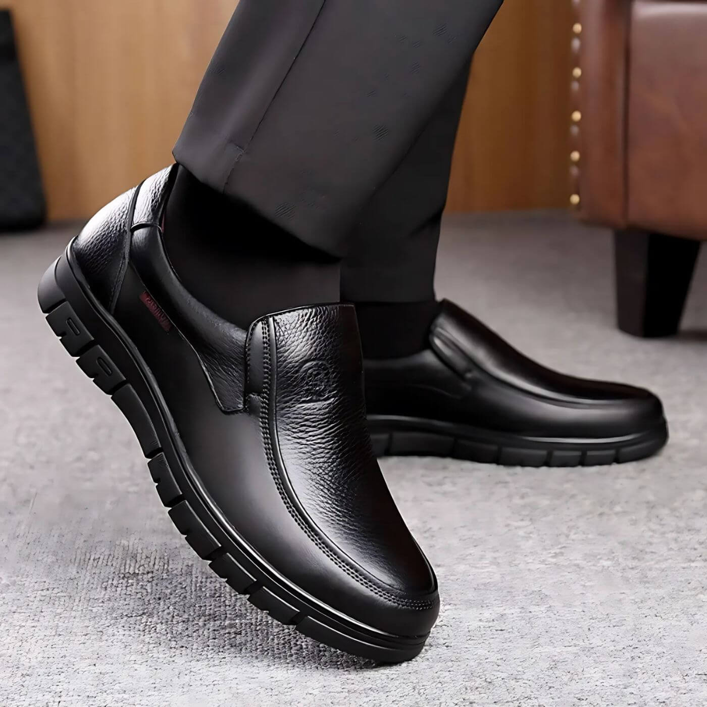 Buty Męskie do Chodzenia z Wkładką Wspierającą Łuk Stopy