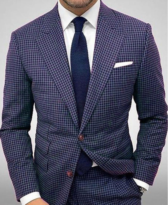 Damska Wiosenna Marynarka Slim Fit w Paski z Dwoma Guzikami