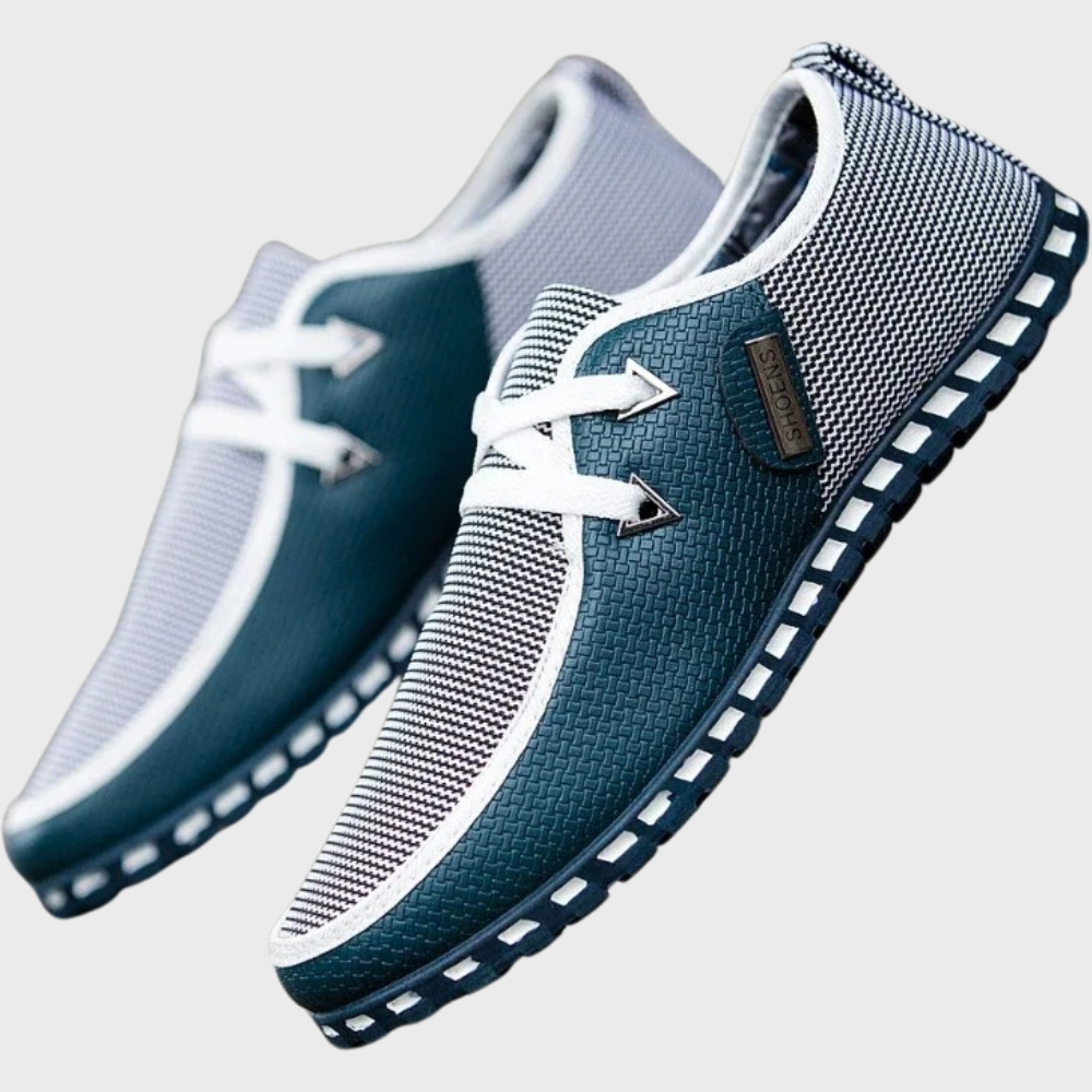 Męskie Buty Codzienne z Minimalistycznym Designem i Solidną Podeszwą
