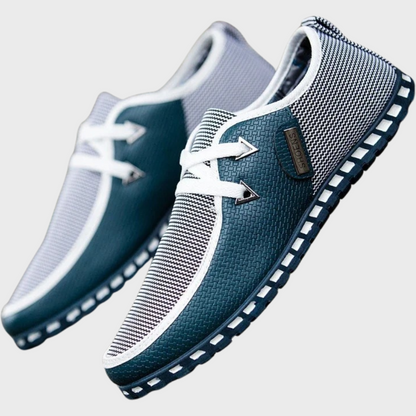 Męskie Buty Codzienne z Minimalistycznym Designem i Solidną Podeszwą