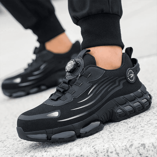 Męskie Buty Sportowe z Oddychającą Siatką i Amortyzowaną Podeszwą