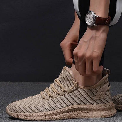 Męskie Buty Sportowe z Oddychającą Siatką i Elastyczną Podeszwą
