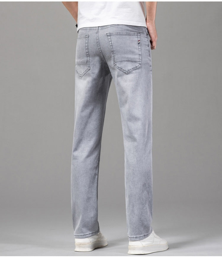 Męskie Jeansy Slim Fit ze Stretchowym Krojem i Zwężaną Nogawką