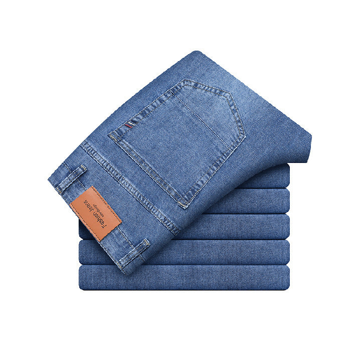 Męskie Jeansy Slim Fit ze Stretchowym Krojem i Zwężaną Nogawką