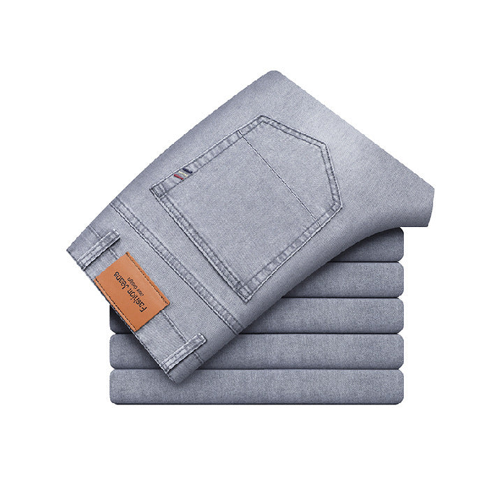 Męskie Jeansy Slim Fit ze Stretchowym Krojem i Zwężaną Nogawką